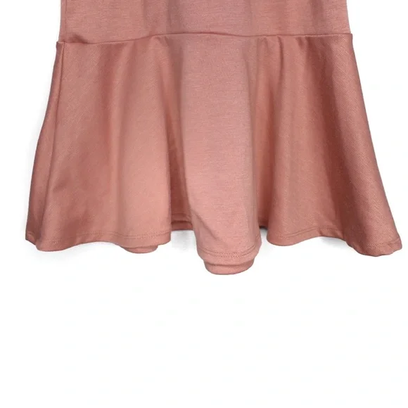 Touch Blue Nude Blush Pink Halter Top Large Preowned - Picture 3 of 6